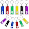 Miniatyrbillede 1 af 5: 12 stk. Mini LED Nøglering Lille Lommelygte Fakkel Nøglering Hund C