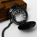Pikkukuva 3 / 5: Radium-koristeltu taskukello, vintage-tyyli, valaiseva kvartsi