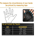 Miniatyrbild 3 av 5: （Storlek S）CrossFit-handskar Viktlyftningshandskar - Skyddar handleder