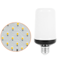 Miniatyrbilde 3 av 5: 5-pakks LED flammelampe bar flammepære juledekorativ lampe b