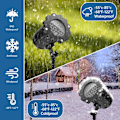 Miniatyrbild 4 av 5: Nya LED-snöstormsprojektorer för utomhusgräsmattan, jul