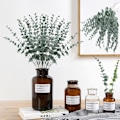 Miniatyrbillede 5 af 5: 10 stk. Kunstige Eucalyptusgrene, Plastik Eucalyptus Blad DXGHC