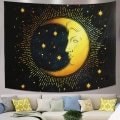 Pikkukuva 1 / 5: Palavaava Burning Sun and Moon Psychedelic -seinävaate Popula DXGHC