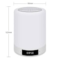 Pikkukuva 2 / 7: Värikäs Bluetooth-kaiutinlamppu Kannettava Yöpöytälamppu USB-Lataus