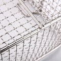 Miniatyrbilde 3 av 6: Dyppekurv i rustfritt stål for pommes frites og chips