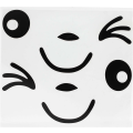 Miniatyrbillede 4 af 5: Sjove, søde og glade blinkende smiley-ansigtsbilspejl-klistermærker