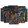 Miniatyrbillede 4 af 5: Scratch Paper Kit Kreativ Sød DIY Scratch Art