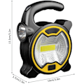 Miniatyrbillede 3 af 5: Campinglampe Batteridrevet Teltslampe 100 LM LED Arbejdslys COB