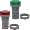 Miniatyrbillede 4 af 5: Rund LED Spændingsmålerindikator – AC20-500V, 22 mm Digital Volt