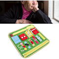 Miniatyrbild 3 av 5: Fidget-filt för Demens | Lugnande Demensaktiviteter | Sensorisk Filt för Äldre