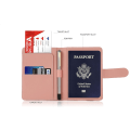 Miniatyrbild 3 av 6: Premium Läder Passportfodral, Vattentätt RFID-Blockering