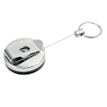Miniatyrbillede 2 af 5: 4-delt semi-metal let-træk nøglering Let-træk udtrækkelig k