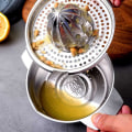 Miniatyrbillede 7 af 7: Citruspresser 300ml, Manuel Citruspresser 201 Rustfrit Stål Dis