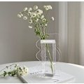Miniatyrbillede 4 af 7: Klar Akryl Vase, Geometrisk Akryl Blomster Vase, Høj Bølgeform
