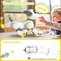 Miniatyrbillede 4 af 7: Fjernstyret Robot Hundelegetøj til Børn, Programmerbar Robot Pu