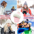 Pikkukuva 5 / 7: 1 kpl Naisten Tuulenpitävä Huivit Hattu Balaclava Hattu Naiset Talvi Plush