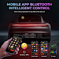 Miniatyrbillede 4 af 5: Pixel Display Skærm, Smartphone App Kontrol LED Bilskilt Skærm med 32x32 Pixel Tilpasset Tekst Mønster Animations Program
