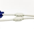 Miniatyrbillede 3 af 5: VGA en til to ledninger 0,3 meter VGA3+6 skærm videokabel