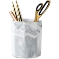 Miniatyrbillede 1 af 5: Penholder (Grå Marmor), Stativ til Skrivebord Marmor Mønster Blyantskop