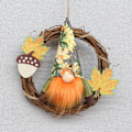 Miniatyrbild 5 av 5: Hösttacksgivningsdekoration Tomte Plysch 2 st Hösttacksgivning