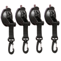 Miniatyrbilde 1 av 2: 4 stk/sett Universal Rund Sugekopp Anker Sikring Ho DXGHC