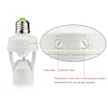 Miniatyrbillede 3 af 5: 360 Graders PIR Menneskelig Induktions Bevægelsessensor LED Natlampe Pære