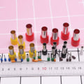 Miniatyrbilde 5 av 6: Leirkutter i rustfritt stål, mini-inntrykk, sirkelformet kutter