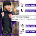 Miniatyrbillede 2 af 5: Taktisk Fleece Beanie – Varmt Vinterhue – Unisex – Lav Profil M