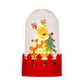 Miniatyrbilde 6 av 7: 4 stk Julepynt LED lysende trepynt Chr