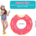 Miniatyrbillede 5 af 6: 2 stk. PVC Svømmebøjler, Oppustelig Svømmebøjle med Donut-Mønster