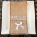 Miniatyrbilde 3 av 7: 2 stk Julepynt Julelin Laceserviett Oppbevaring