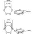 Miniatyrbillede 2 af 5: Cykelnavadapter, 44 mm Skrue Cykel Skivebremse Flanger Adapter Center