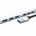 Miniatyrbillede 2 af 5: USB en-port syv-hub udvidelsesdock spl