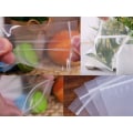 Miniatyrbilde 4 av 5: Gjenlukkbare gjennomsiktige plastposer, forseglede poser, oppbevaringsposer, DXGHC