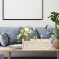 Miniatyrbillede 4 af 7: Macramé Opbevaringskurv Boho Dekoration Kurve til Organisering Vævet De