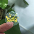 Miniatyrbilde 3 av 6: 1000 stk Klare God Jul Klistremerker Gaver Kort Etikett Glad
