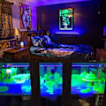 Miniatyrbillede 5 af 5: 395nm 10W LED Rør Sort Lys, 48 LED UV Lys Bar, DJ Disco Li