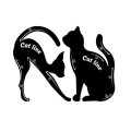 Miniatyrbild 3 av 5: 2 st eyeliner för katt, eyeliner-hjälpkort, eyeliner-kort, eyeliner