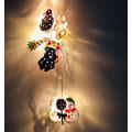 Miniatyrbilde 5 av 5: LED-lys med julemannhode - 3m, 20 lys - USB-modell