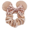 Miniatyrbillede 4 af 6: 4 stk. Fløjlsmusøre Scrunchies Blanke Sequin Bows Scrunchies C