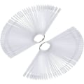 Miniatyrbillede 1 af 5: 10 stk. Neglefarve-diagram, (Transparent) Display Stativ Falske Negle C
