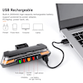 Pikkukuva 6 / 6: Langaton kaukosäädöllä ohjattava älykäs jarrutakavalo USB-latauksella