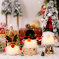 Miniatyrbillede 2 af 5: 4 stk. Julepynt Q-udgave Rudolph lysende fa