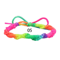 Miniatyrbillede 5 af 5: 7 farvede tråde håndvævet reb DIY farverigt armbånd Amazon ho