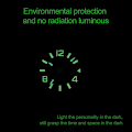 Miniatyrbild 3 av 4: Addies My-1601 Luminous Version Silikon klockarmband Quartz Wa DXGHC