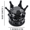 Miniatyrbillede 2 af 5: Ventilkapper Dækkapper Rhinestone Krystal Håndlavet Vehic DXGHC