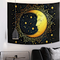 Pikkukuva 5 / 5: Palavaava Burning Sun and Moon Psychedelic -seinävaate Popula DXGHC
