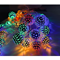 Miniatyrbillede 1 af 5: LED solenergi marokkansk kuglefarvede lys julepynt