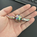 Miniatyrbillede 5 af 5: (Regnbue) Fidget Håndspinner til Børn og Voksne, Sensorisk Magisk Kugle
