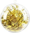 20-pack Transparenta Bollar för Fyllning i Hängande Dekorationer